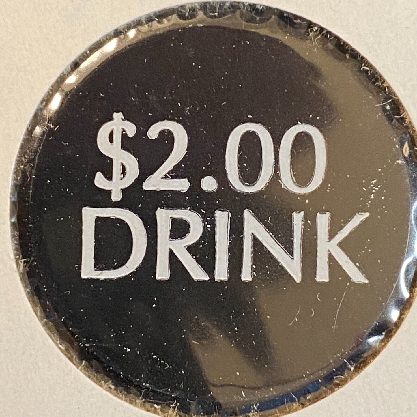 Meadville, PA VFW Post 2006 c1980's Plastic Token "$2.00 Drink"