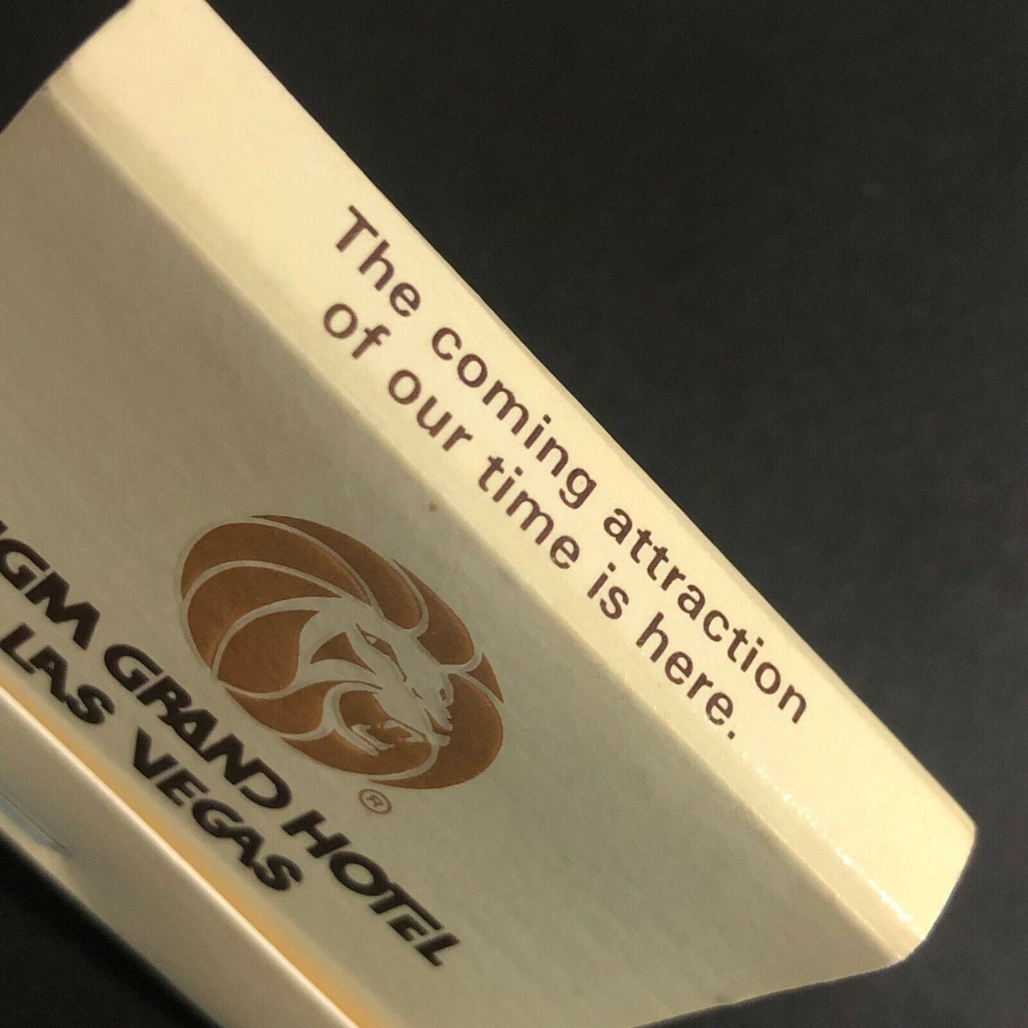 MGM Grand Hotel Las Vegas c1970's-80's Full Matchbook