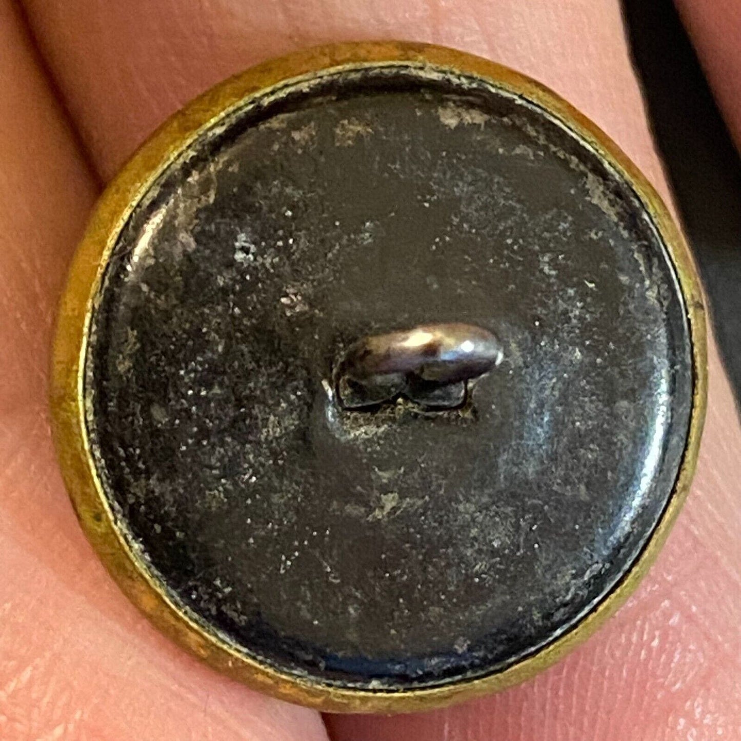 Locomotive Railroad & Car Uniform Button Pictorial 18.4mm