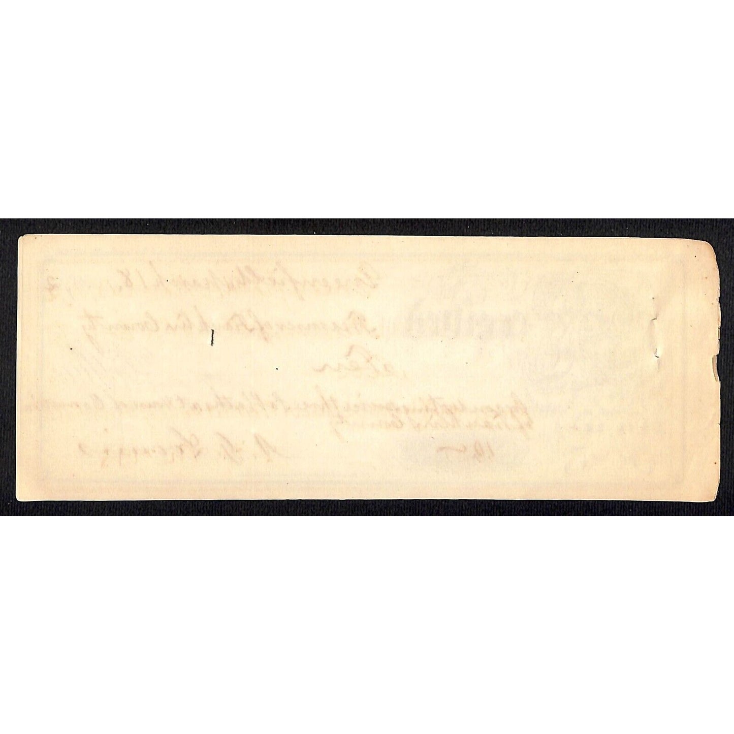1872 Greenfield, MA Treasurer of Franklin County Receipt ..House of Correction..