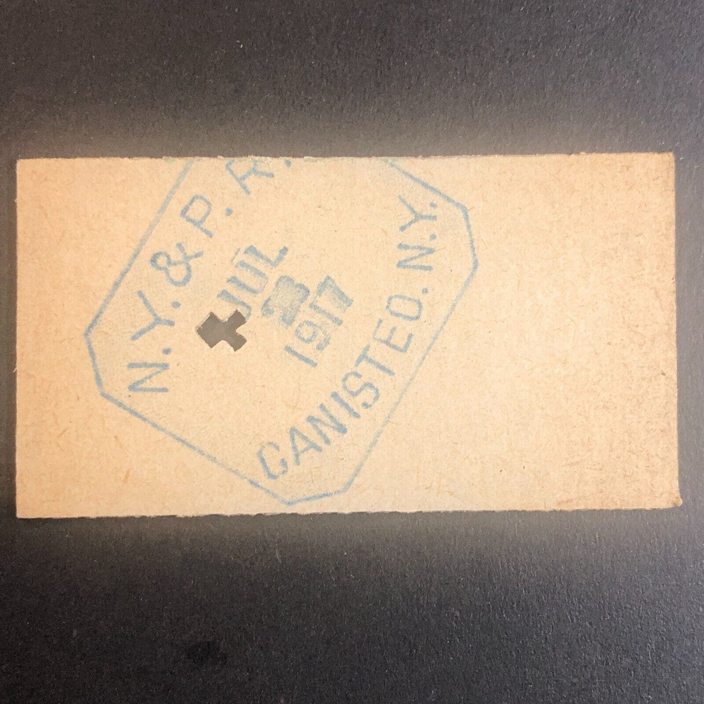 New York & Pennsylvania Railroad July 28 1917 Rexville, NY Ticket #30270