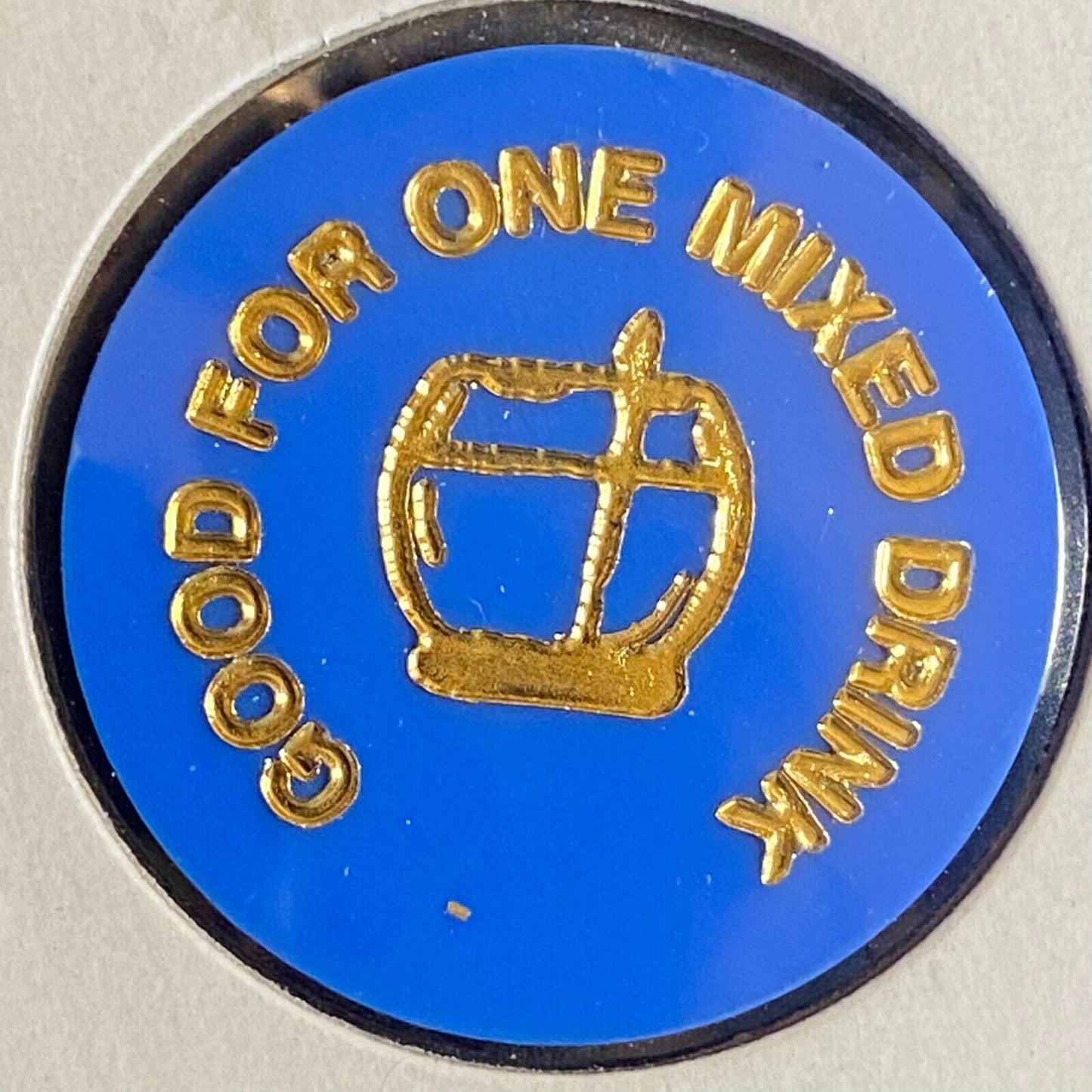 McKeesport, PA "Todd's By The Bridge" Plastic Token G/F One Mixed Drink