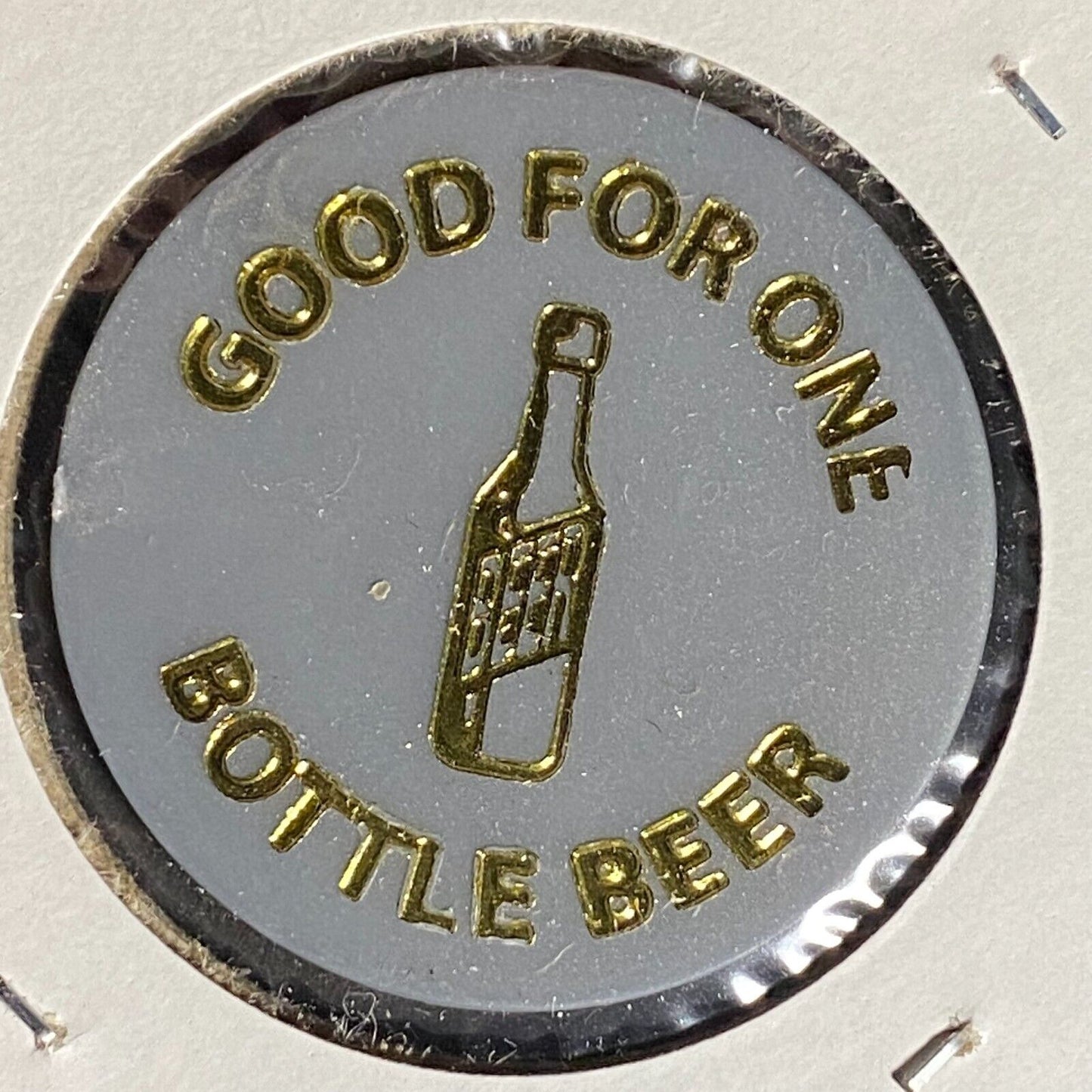 Carbondale, PA Sisko's Cafe Plastic Token G/F One Bottle Beer