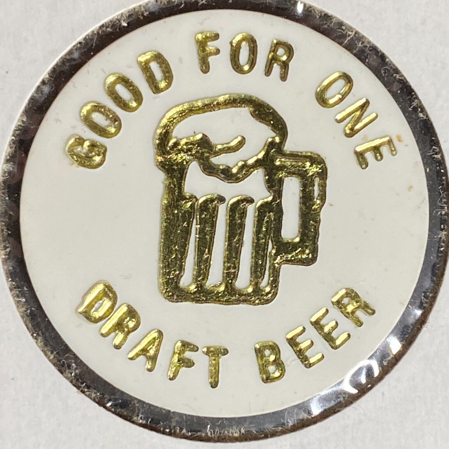 Castanea, PA Castanea Firemen's Social Club Plastic Token G/F One Draft Beer