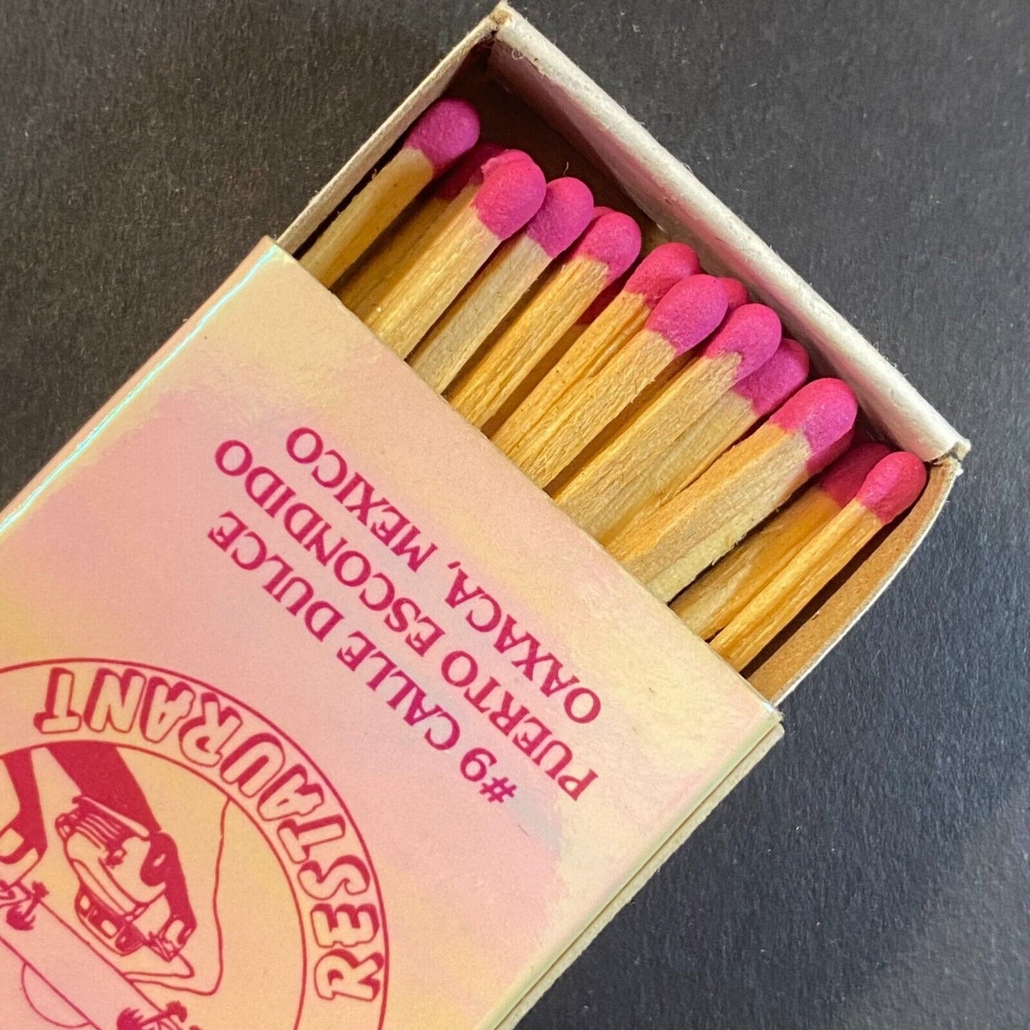 Acapulco Bay Beach Club Restaurant Oaxaca Vintage Matchbox VGC Scarce