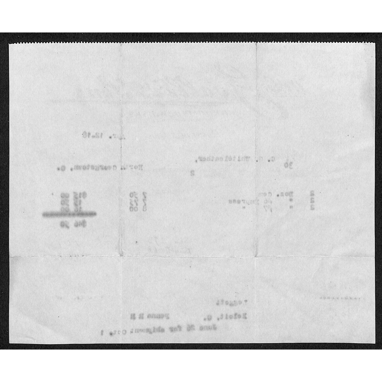 M.G. Goeller's Sons Circleville, OH Brooms 1918 Billhead Whiteleather*