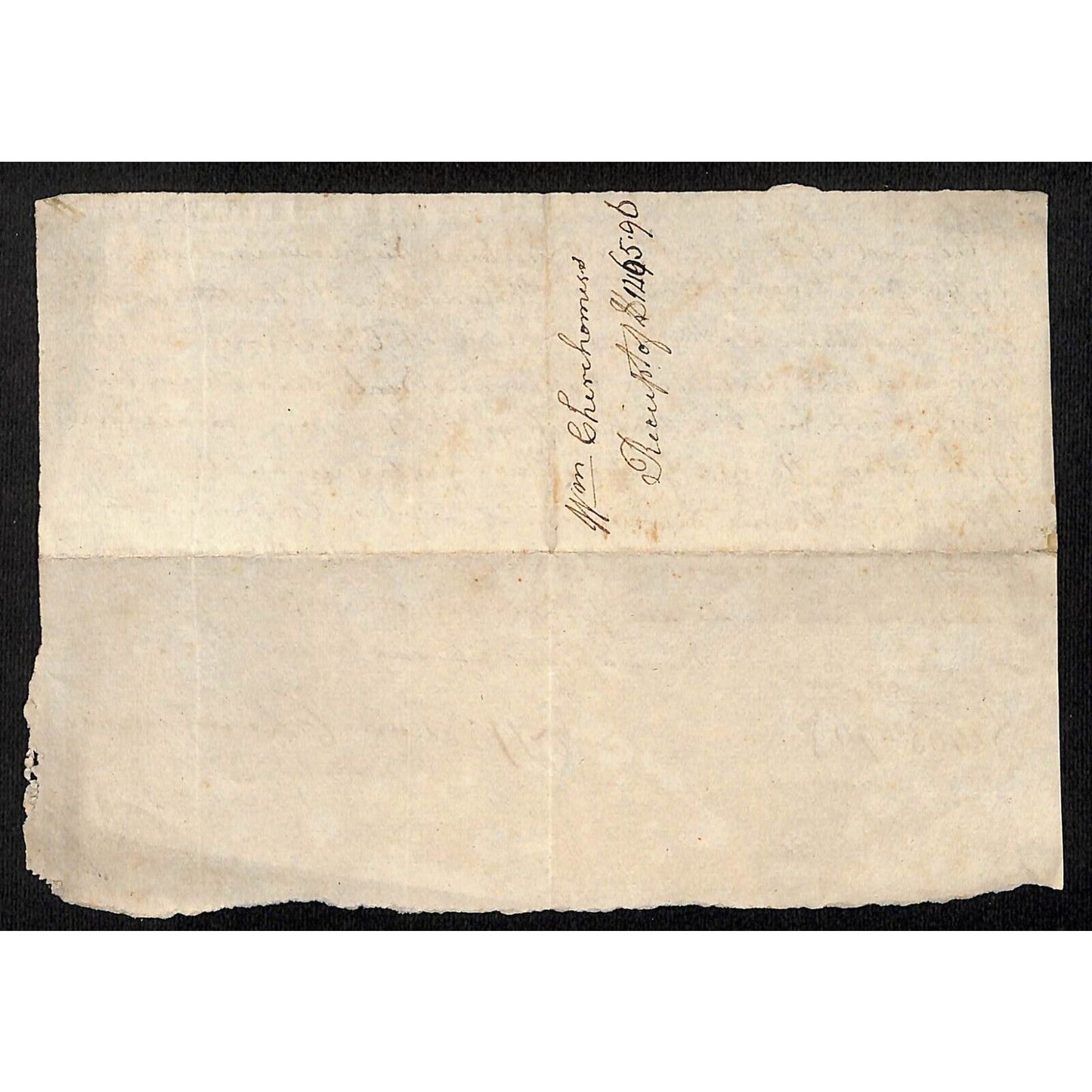 1827 Philadelphia Share Payment Receipt Nughbour / William Churehomes ? Document