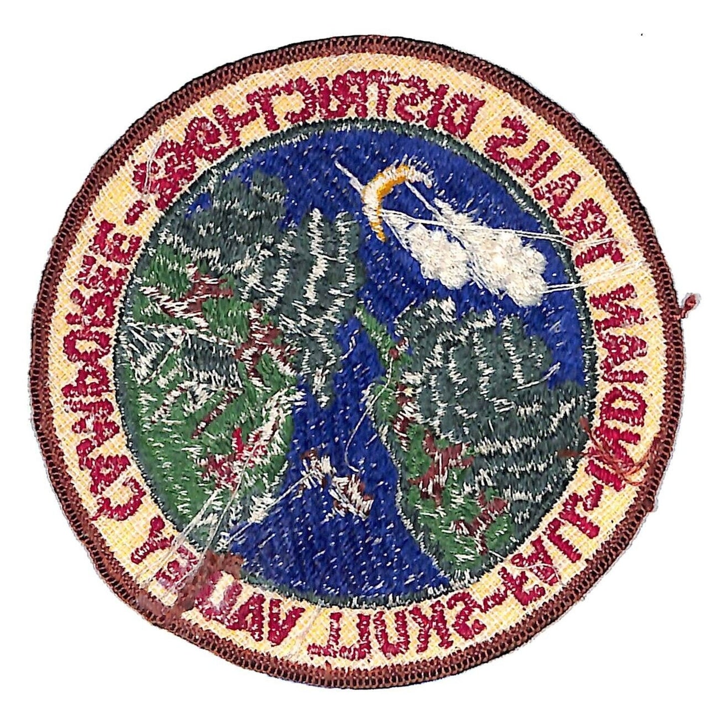 Boy Scouts BSA 1962 Fall Indian Trails Skull Valley Camporee Patch Scarce