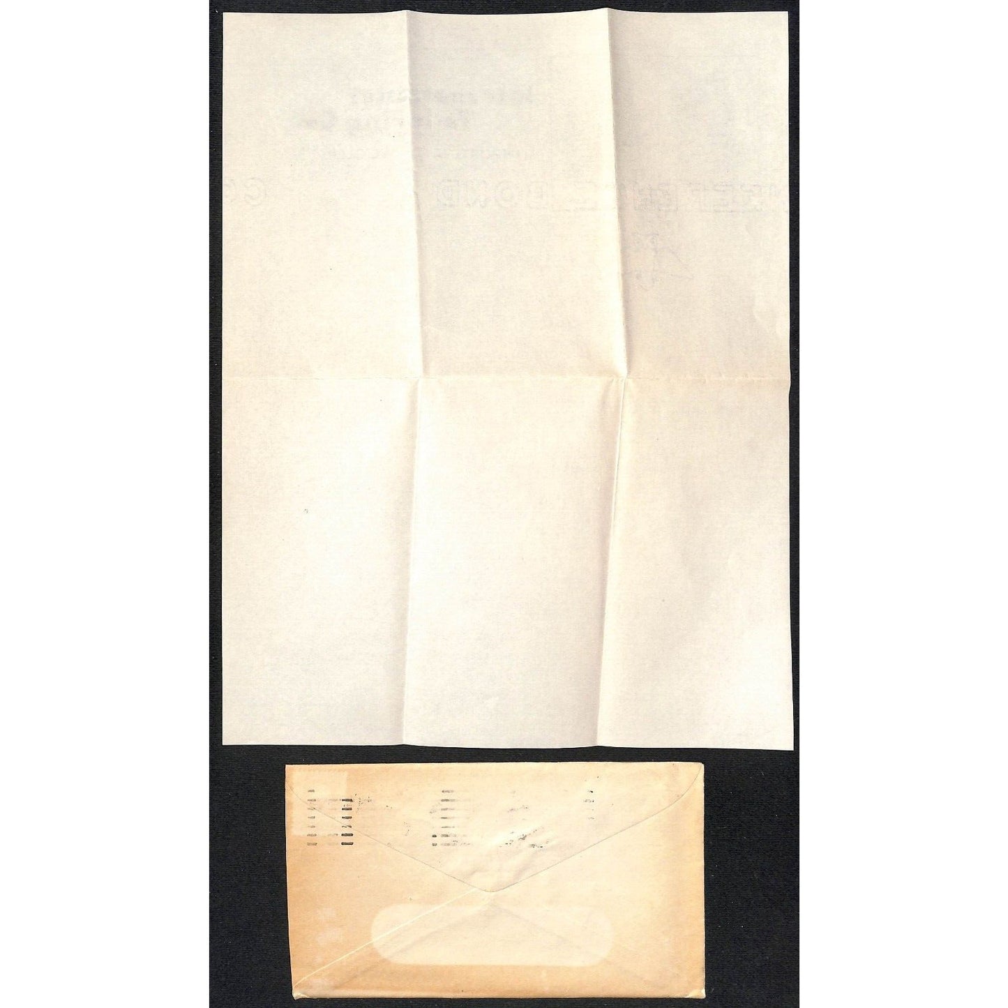 International tailoring Co. 12th St. & Fourth Ave NYC 1925 2 LH Billhead + Cover