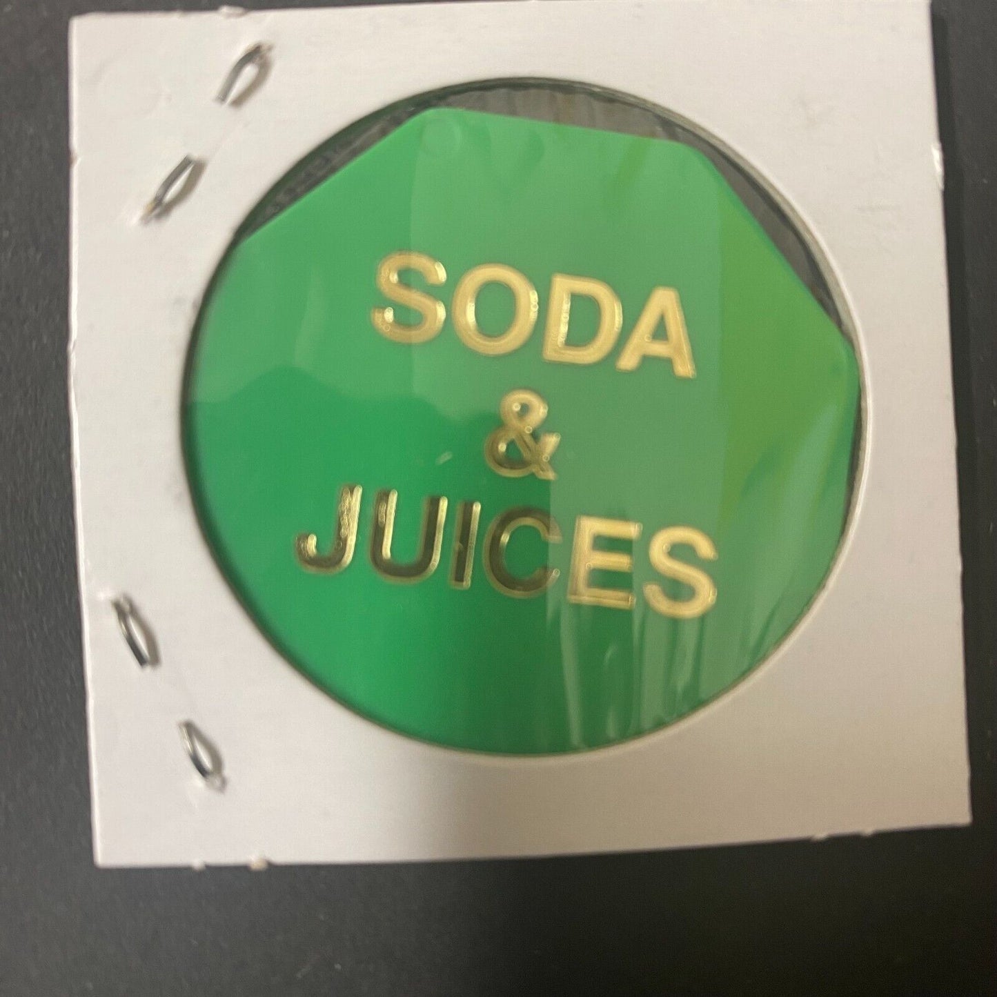 Carlisle, PA FOE Aerie 1299 Hex Plastic Drink Token G/F Soda & Juices