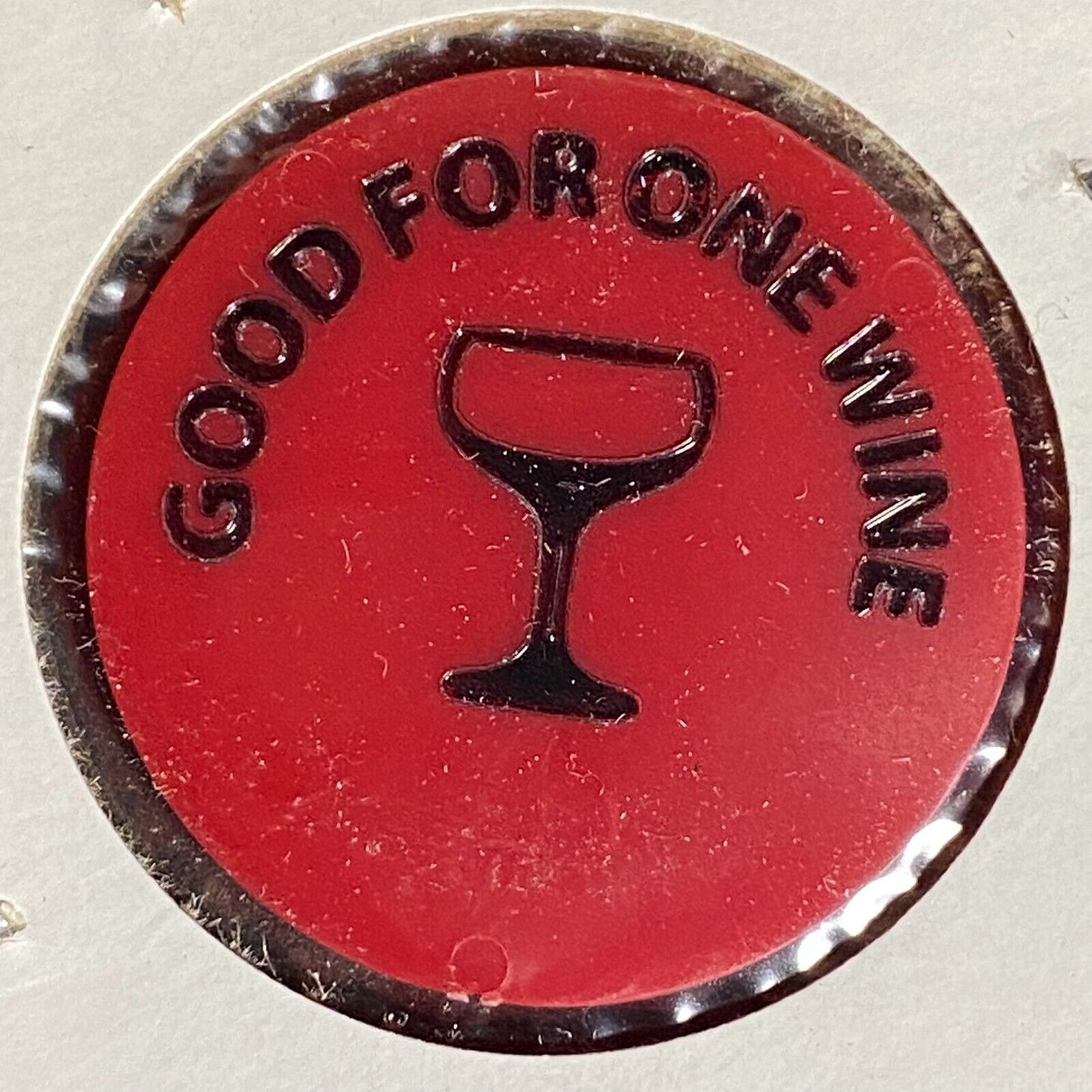 Butler, PA "Steel Wheel Grill at the Hollow" Plastic Token G/F One Wine