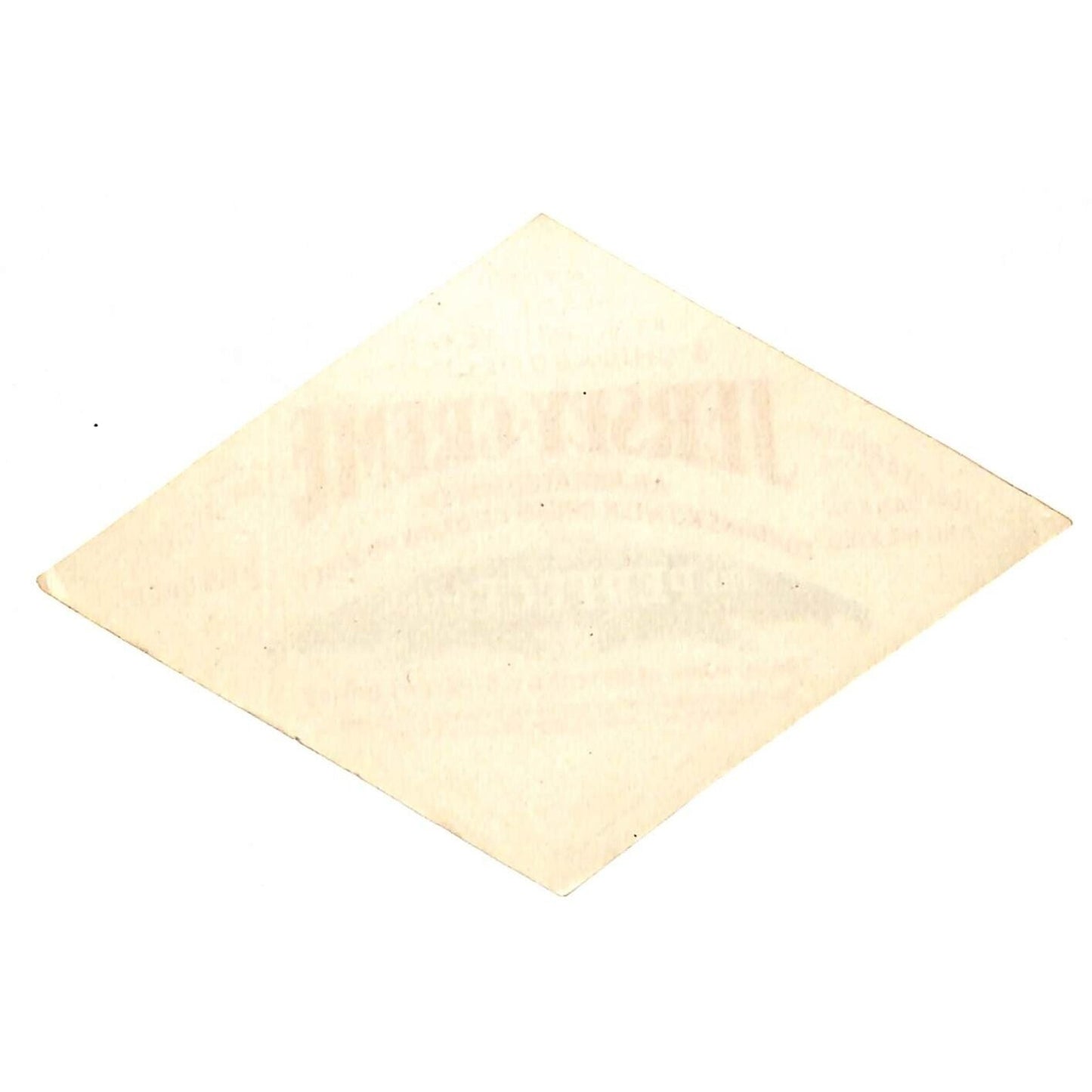 Jersey Creme Drink "An Aerated Water" Bottle Label c1925-35 VGC Scarce