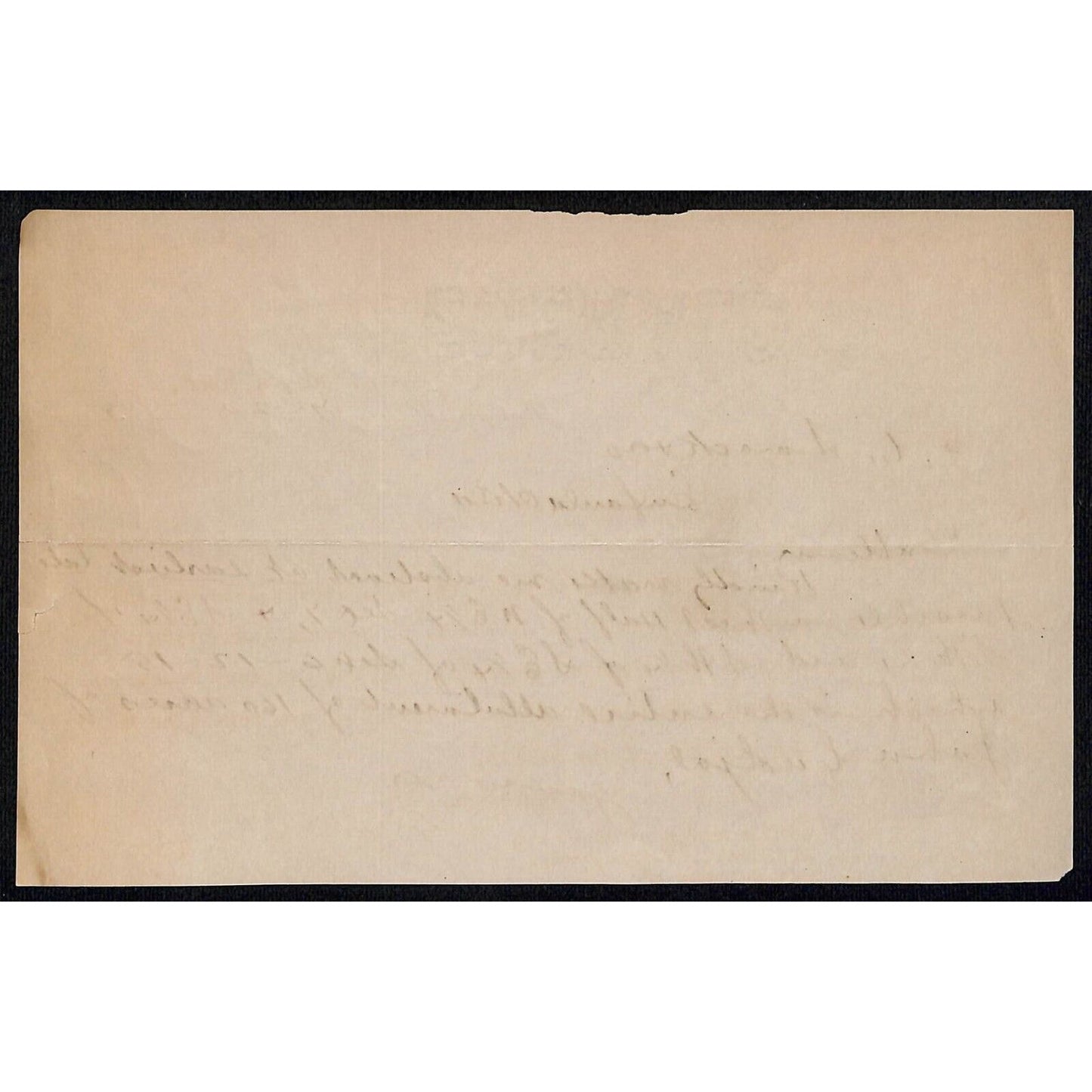 1908 T.R. Palmer & Co. Farm Loans Indian Territory Muskogee, OK ALS Letterhead