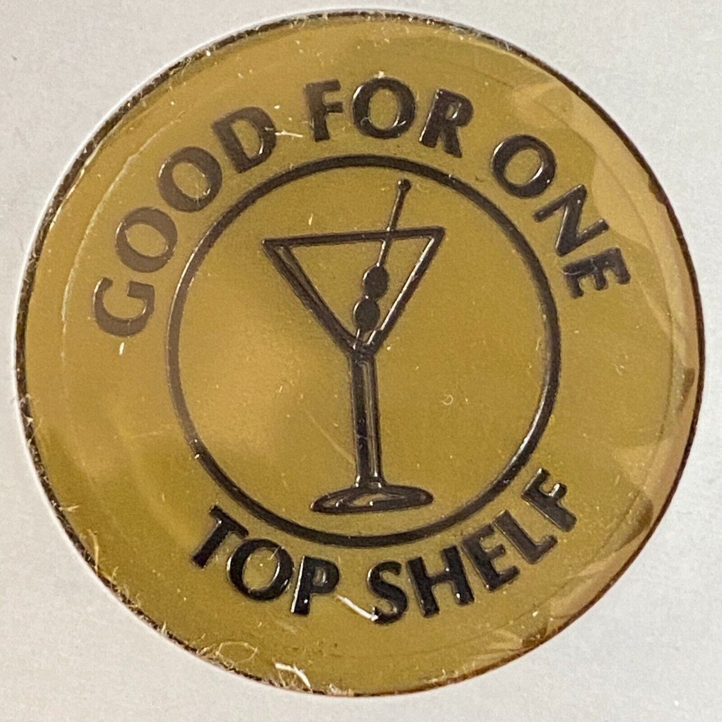 Lock Haven, PA Black Forest Inn c2000 Plastic "G/F One Top Shelf" Token