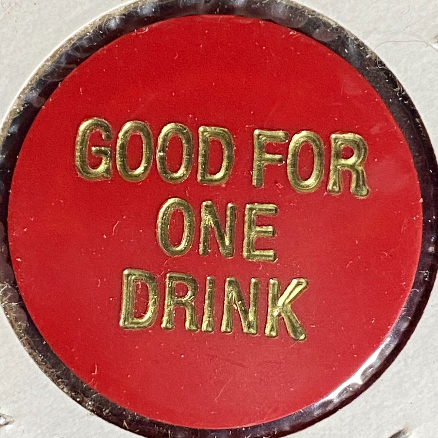 Carrolltown, PA Old Farm Inn Plastic Token G/F One Drink