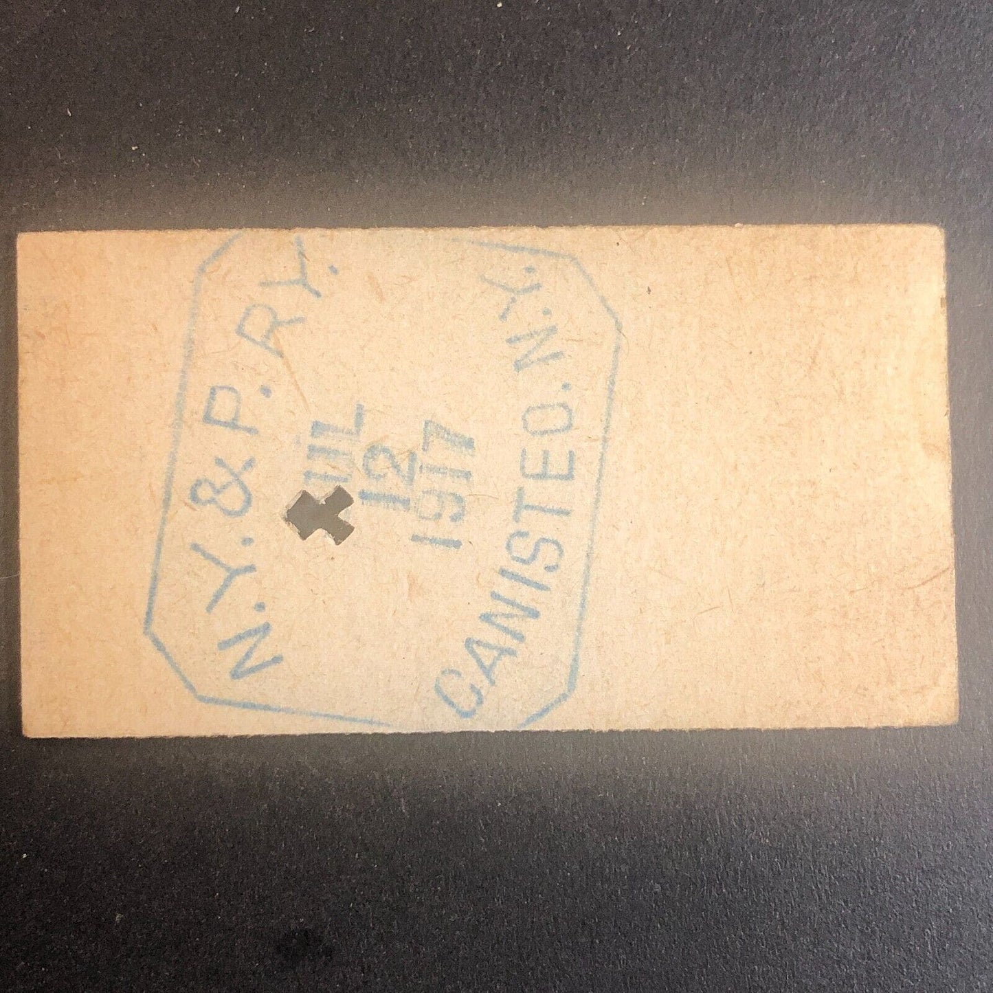 New York & Pennsylvania Railroad July 12 1917 Rexville, NY Ticket #30222