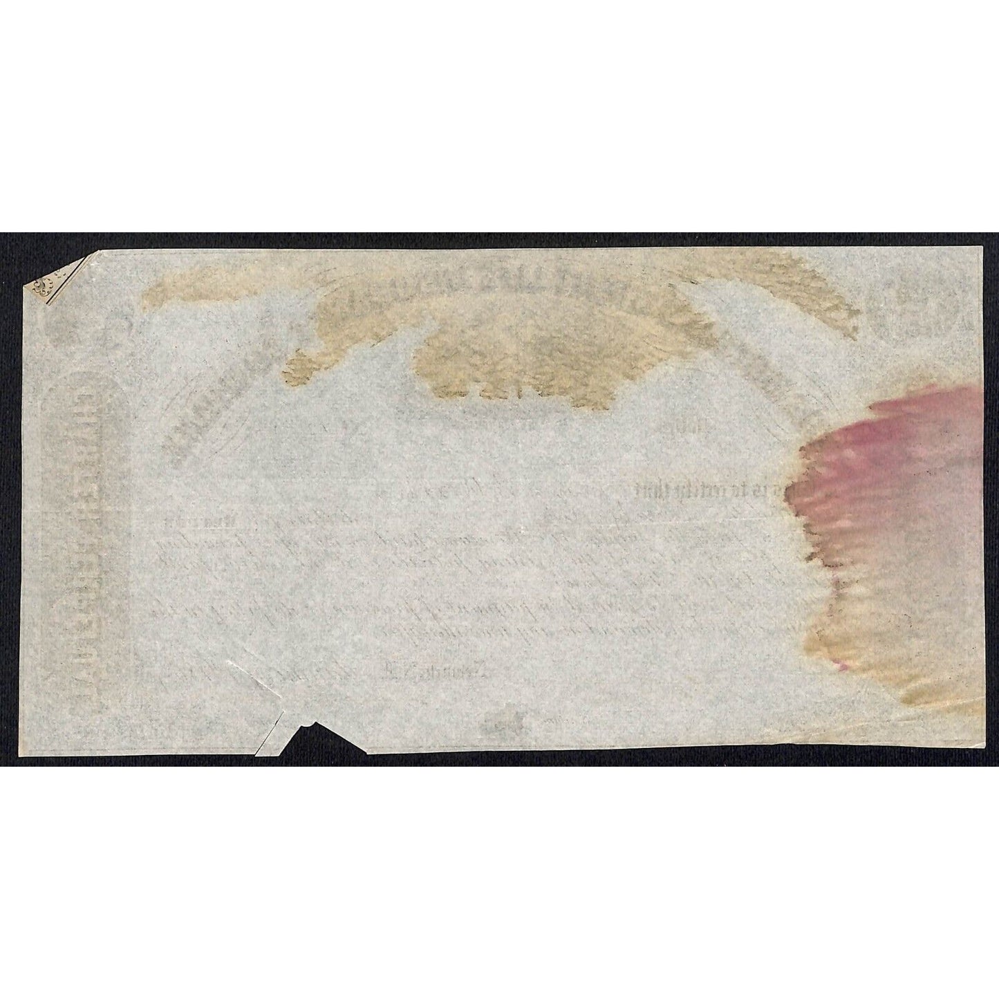 Mutual Benefit Life Insurance Co. 1867 Dividend Certificate to Mama? P. Woodman