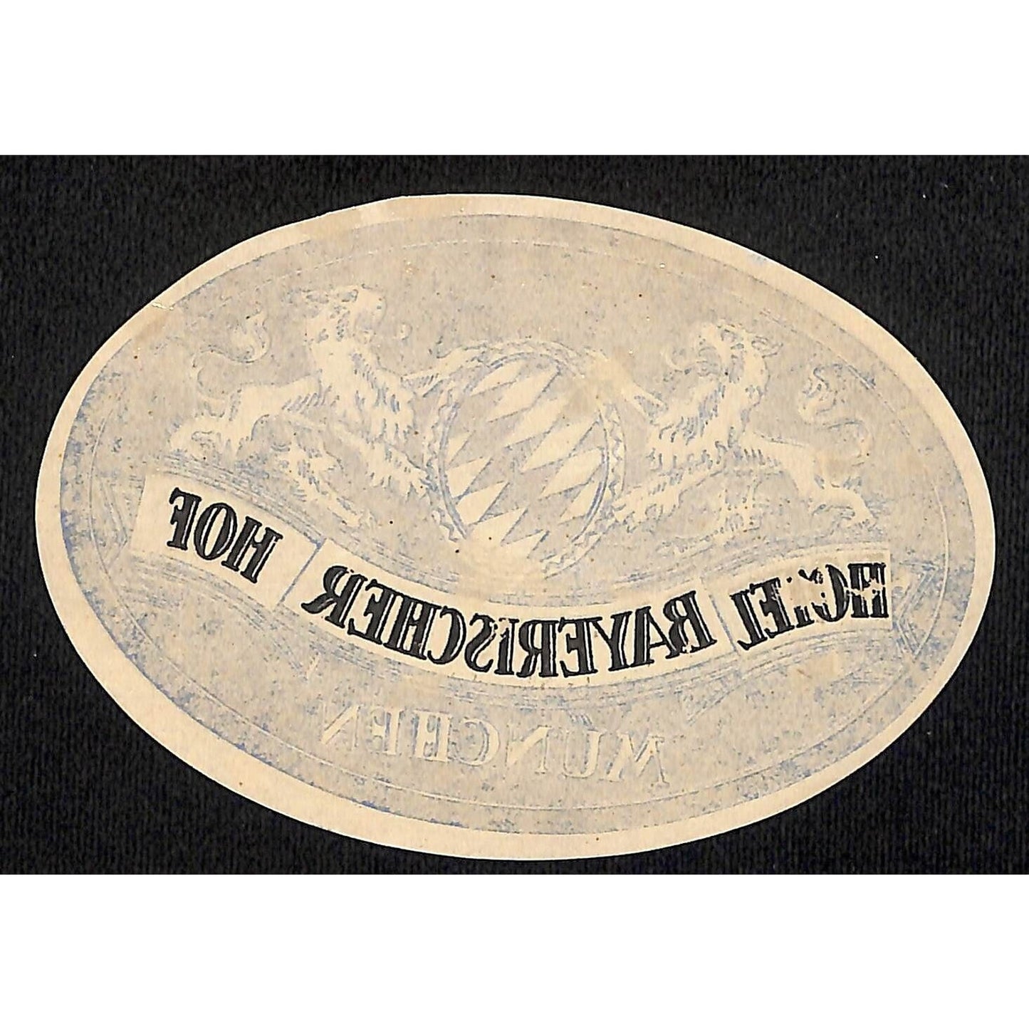 Hotel Bayerischer HOF Munchen Original Luggage Label NOS VGC (#3)