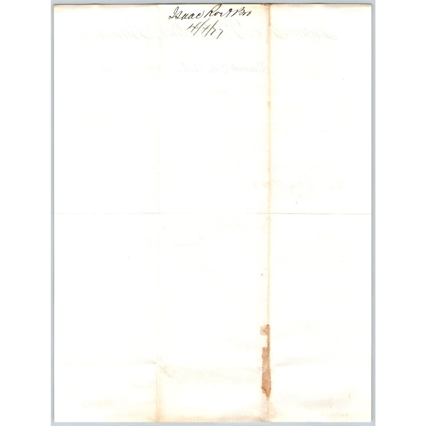 Isaac Roe & Brother Bankers Bannack City, MT 1877 ALS Letterhead Henry Elling*
