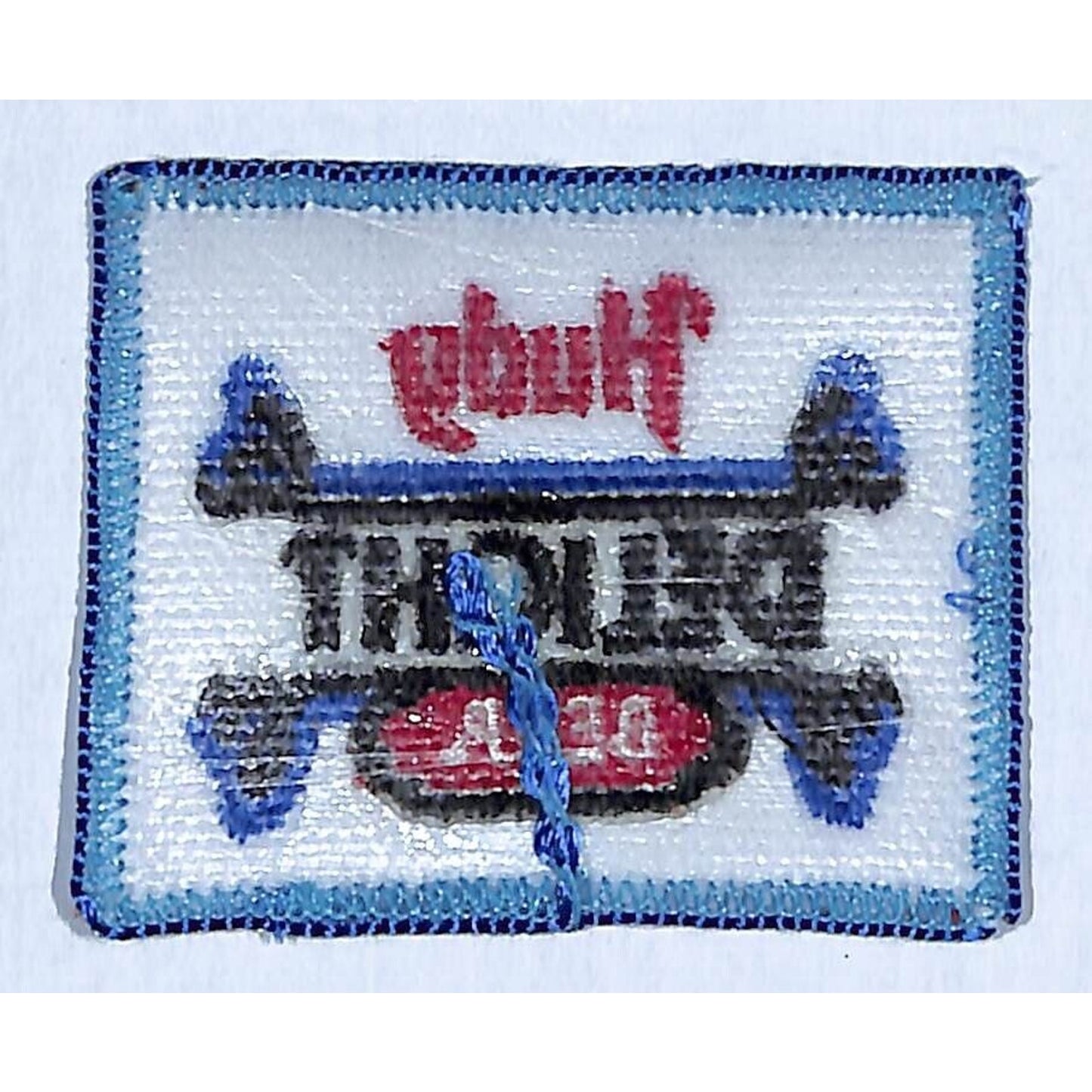 Hudy Delight Beer Embroidered Patch Vintage Small 2" x 2 1/2" c1970's VGC