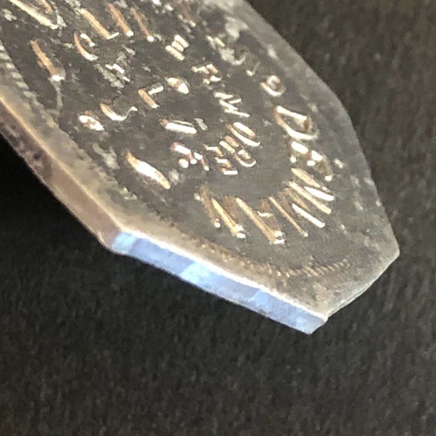 Duncan and Denman Livermore CA Cigars? c1917 Alum G/F 12 1/2¢ Trade Token 25mm