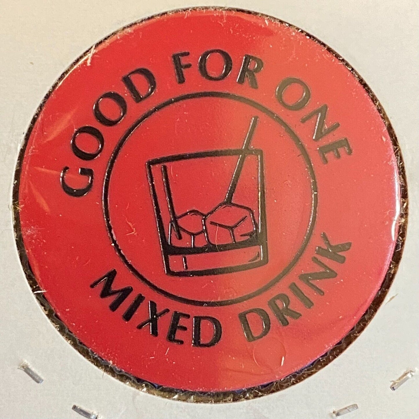 Millvale, PA "Good Time Bar" c1980's-90's Plastic Token G/F One Mixed Drink