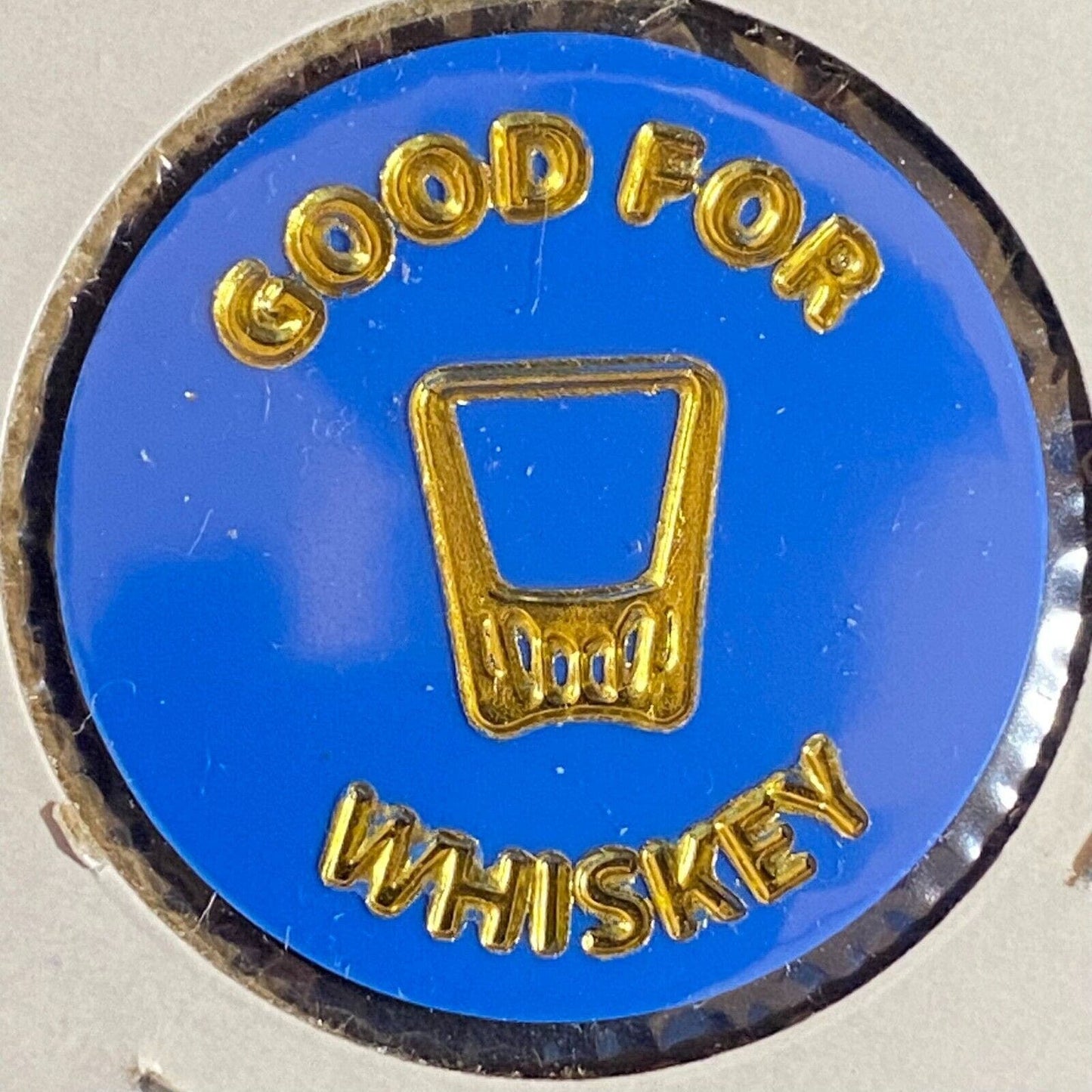 Hopewell, PA V.F.W. 8634 c1970's-80's Plastic "Good For Whiskey" Token