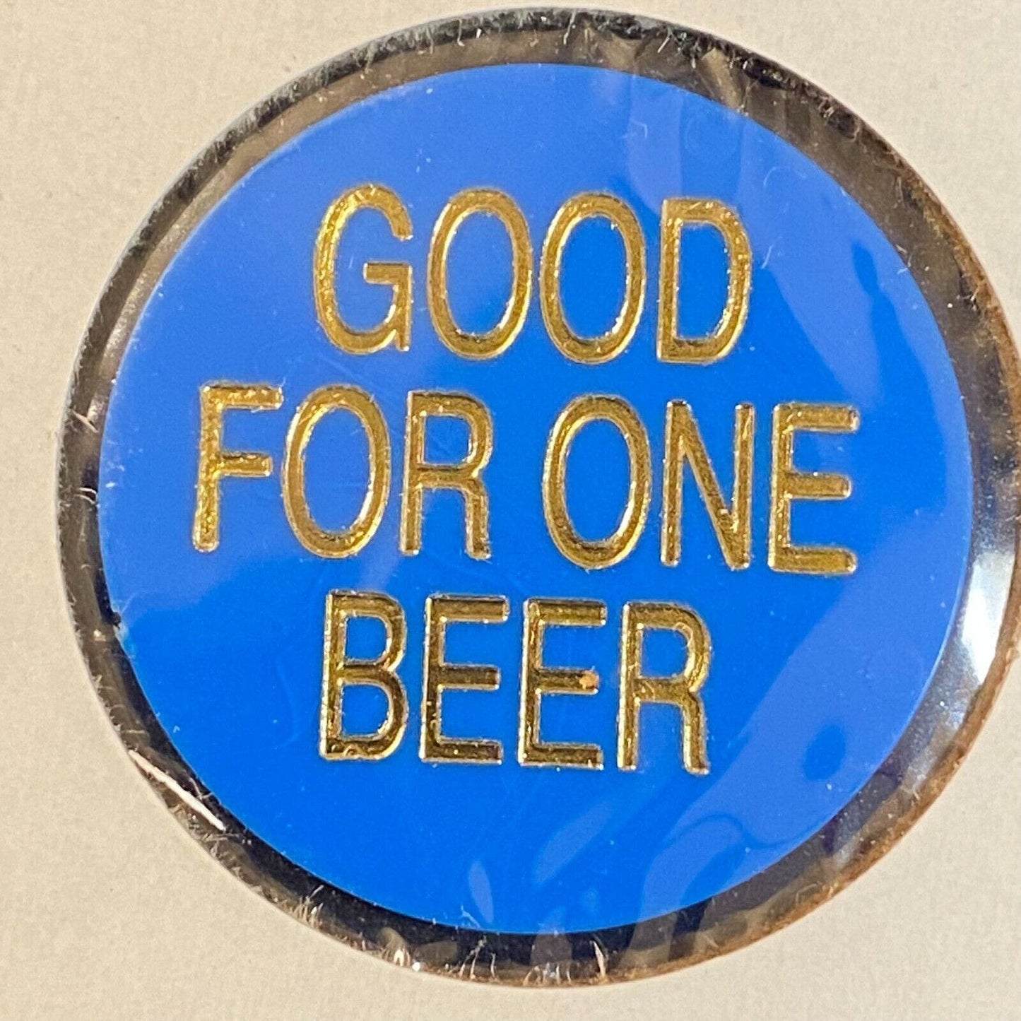 Hanover, PA F.O.E. 1406 c1970's-80's Plastic "Good For One Beer" Token Eagle