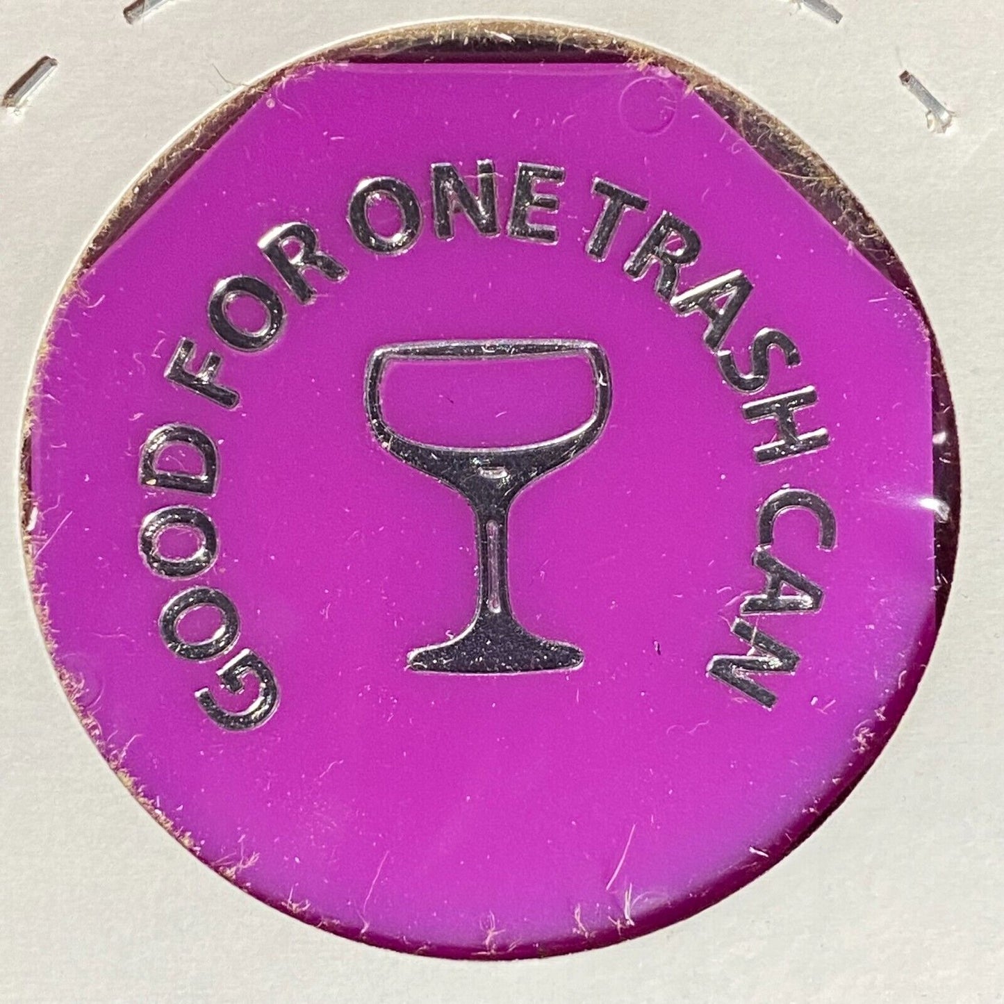 Central City, PA "The Alley" (Bar) Hexagon Plastic Token G/F One Trash Can