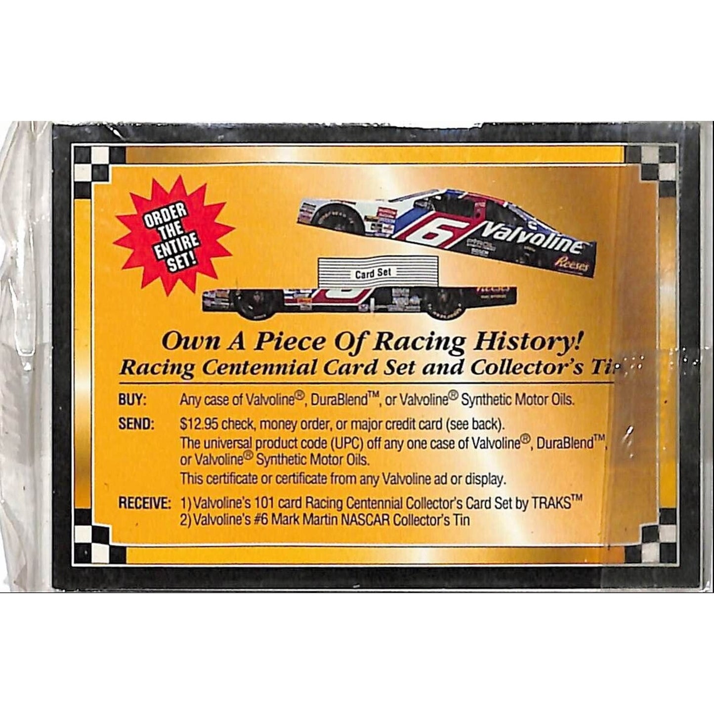 27 Packs 1994 Valvoline Indianapolis 500 Factory Sealed Traks Cards VGC