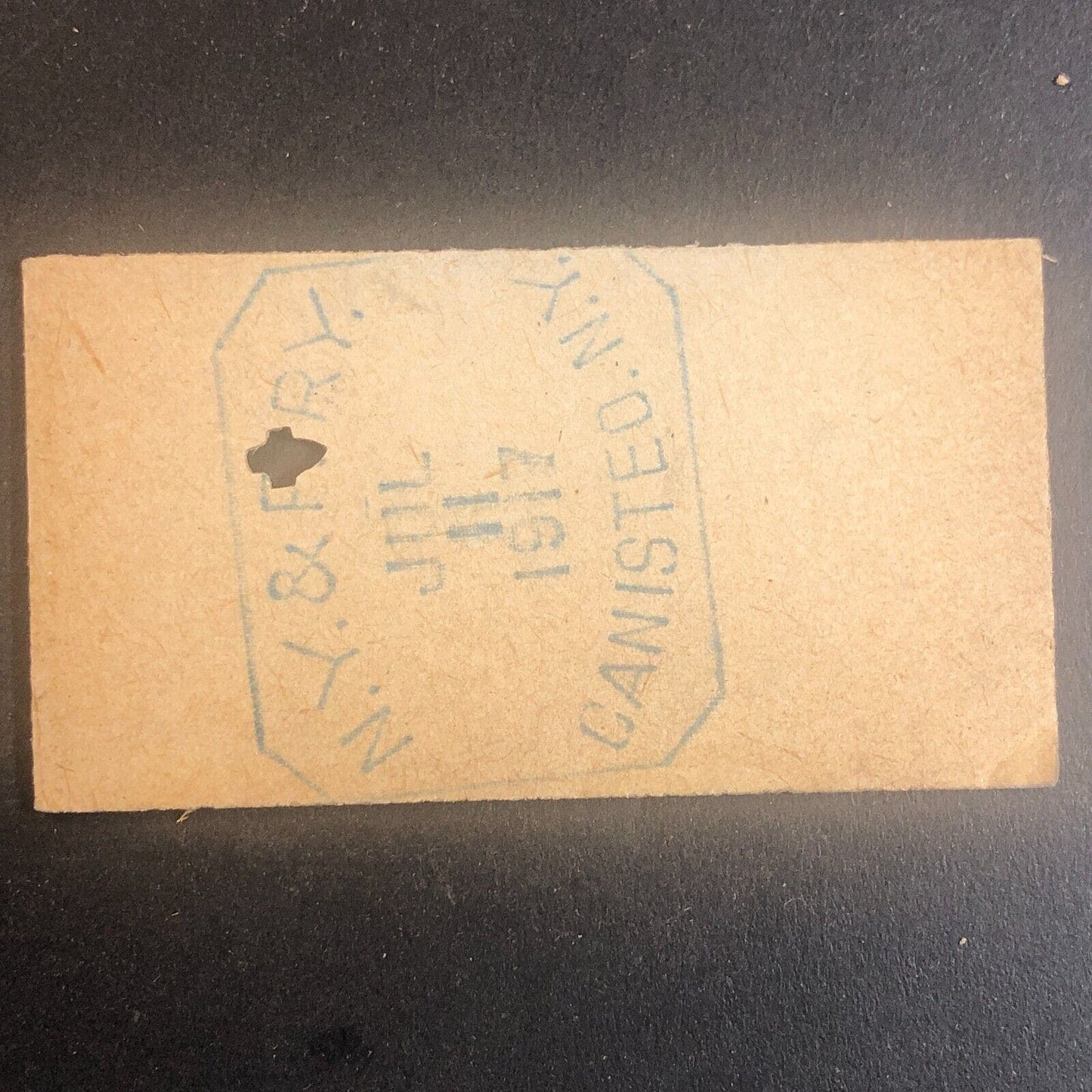 New York & Pennsylvania Railroad July 11 1917 Greenwood, NY Ticket #53531