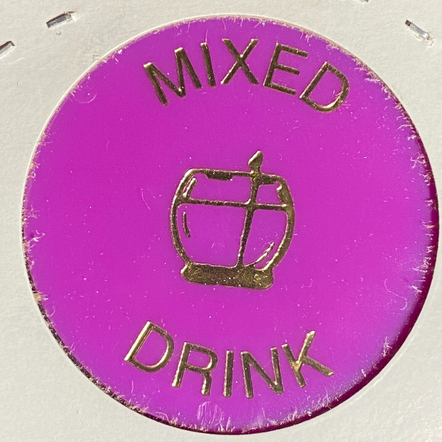 Export, PA "Joey's the Edge" Bar & Grill Plastic Token G/F Mixed Drink