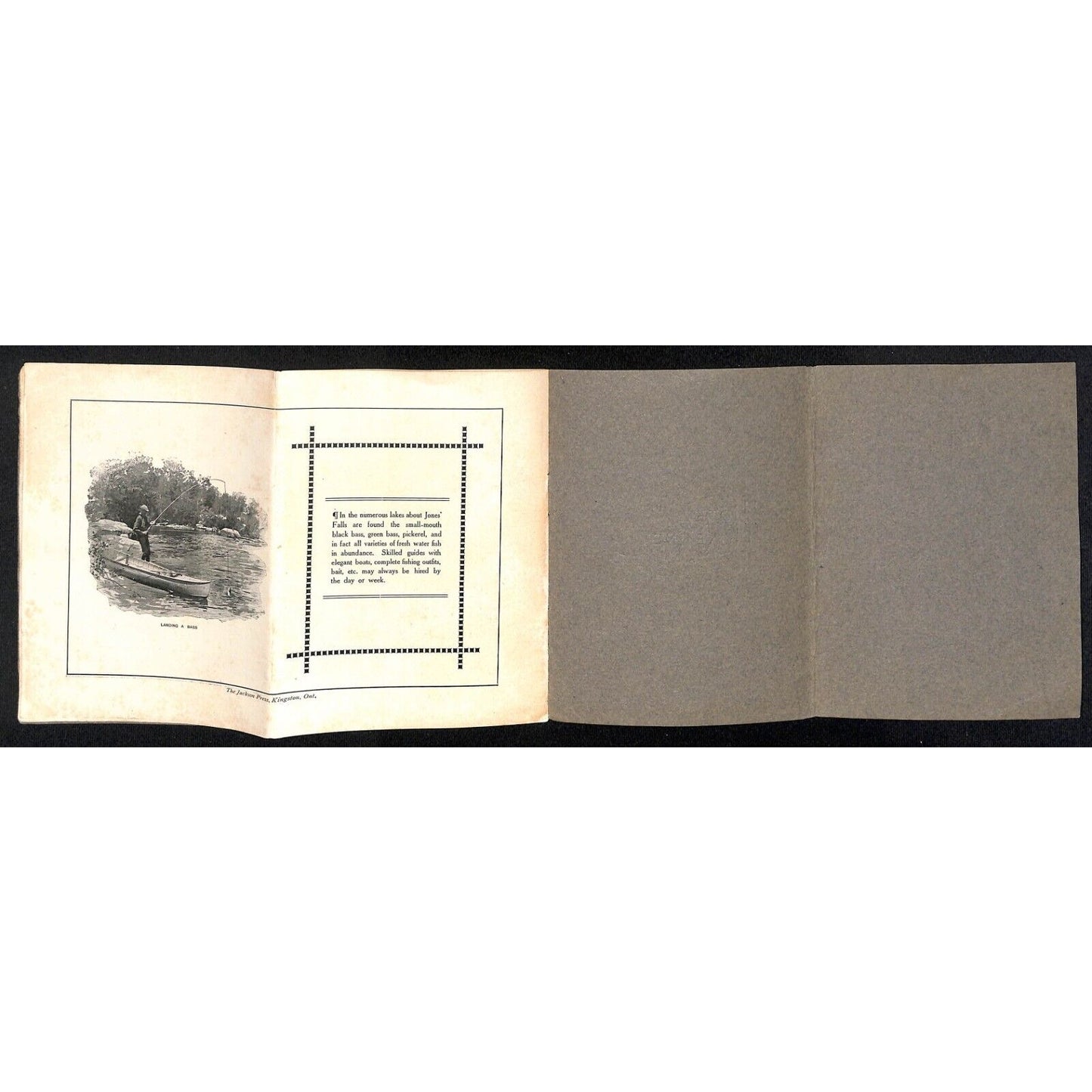 Hotel Kenny, Jones Falls, ONT c1910-20's Brochure 8pp Scarce