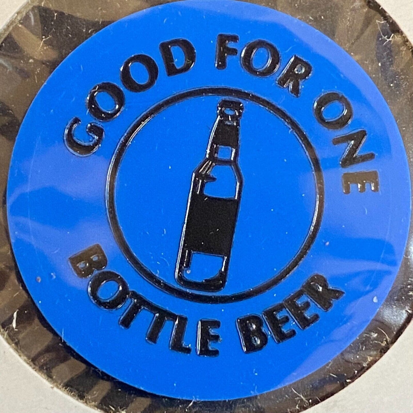 Hudson, PA Polish American Club c1970's-80's ? Plastic "Bottle Beer" Token