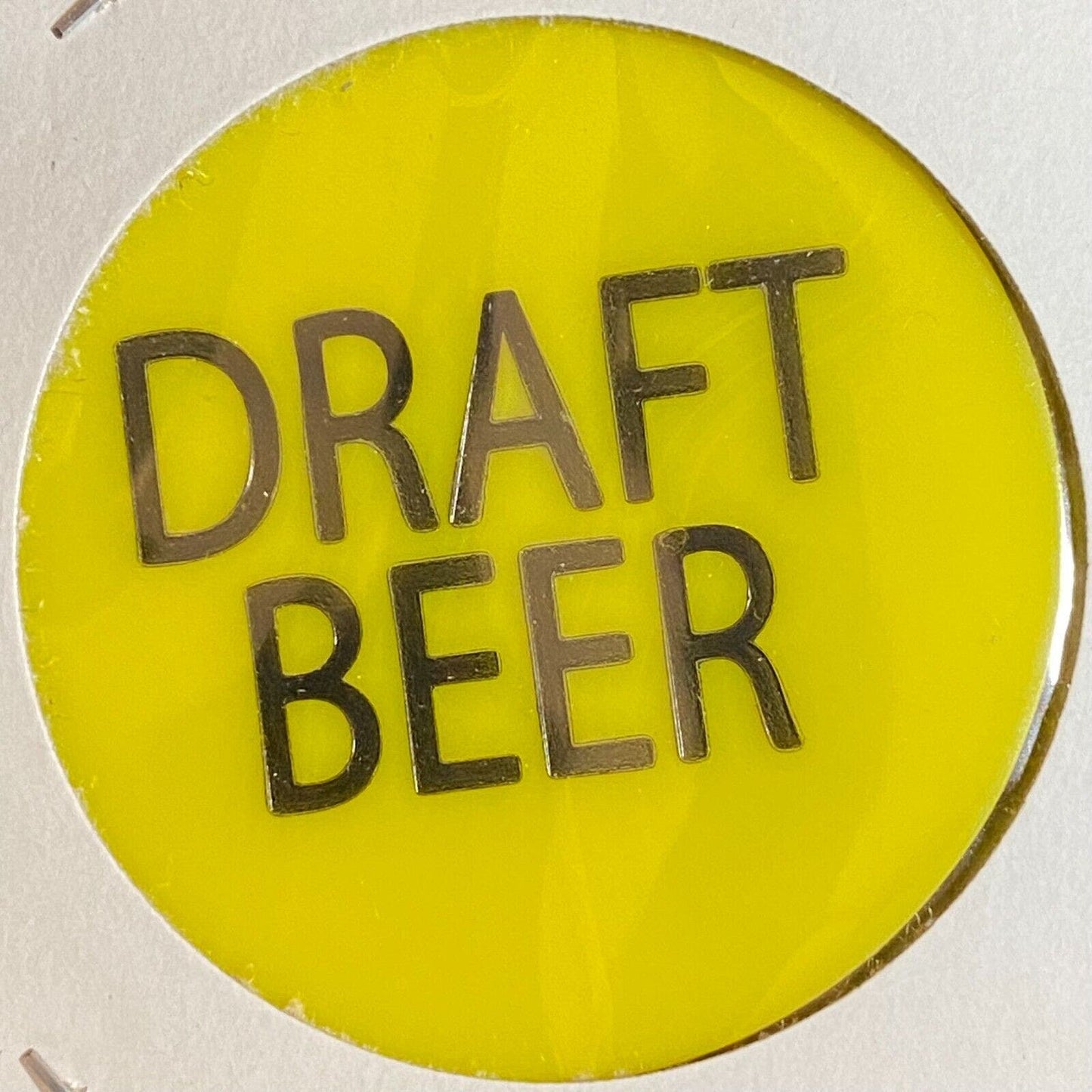 Hawk Run, PA Lincoln Club c1970's-80's Plastic "Draft Beer" Token