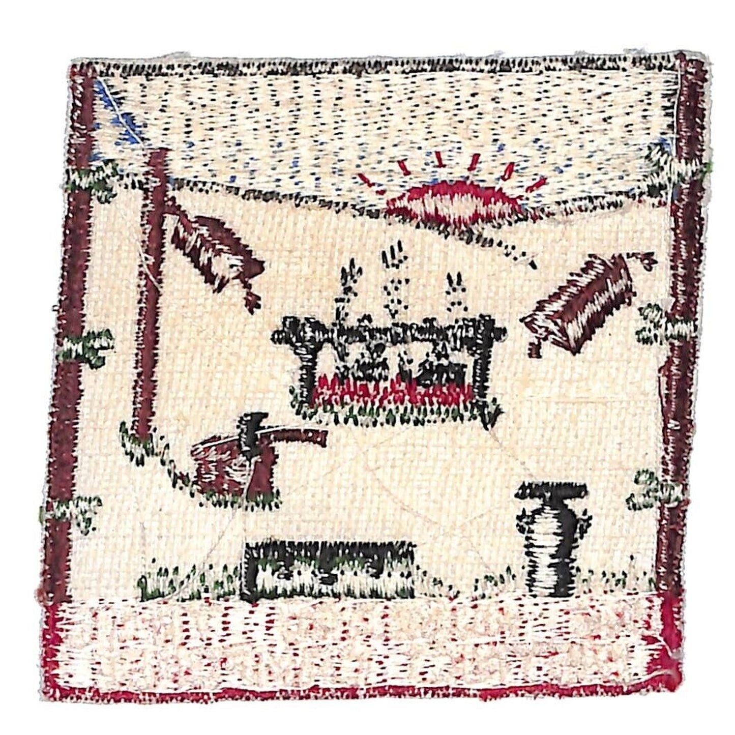 Boy Scouts BSA 1956 Hubbard Trail District Camporee Patch VGC Scarce