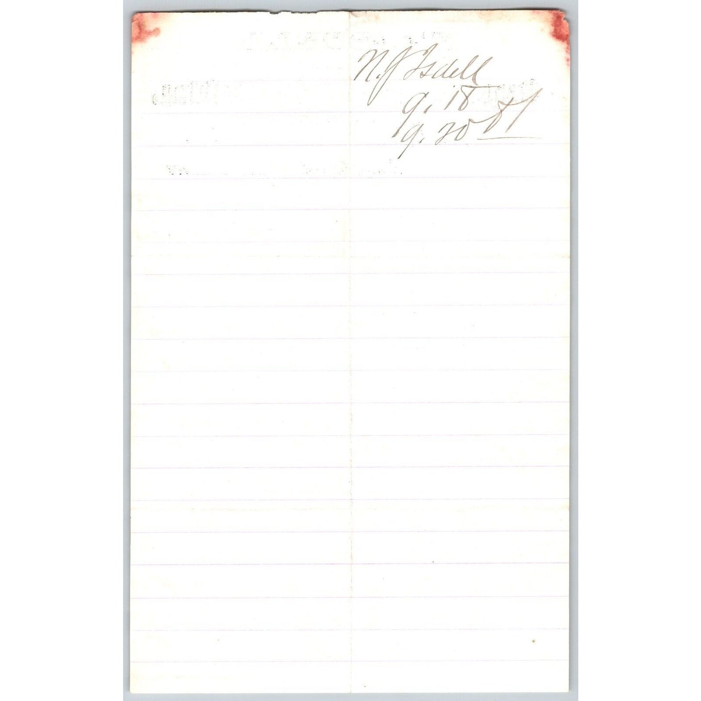 N.J. Isdell Pony, MT Dry Goods 9/18 1881 ALS Letterhead Henry Elling*