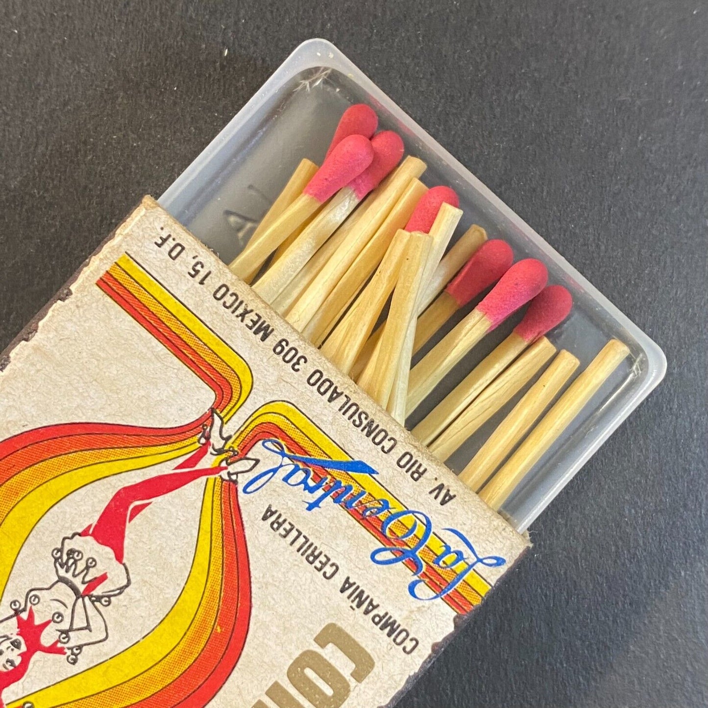 Mexican Comodines "Wild Card" Playing Card Vintage Matchbox c1970's-80's