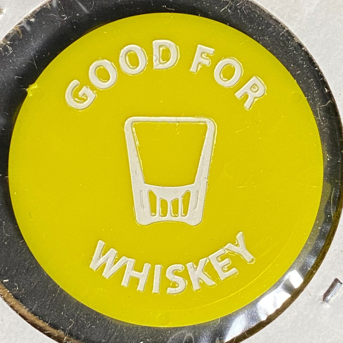 Canonburg, PA Russian Brotherhood Lodge 247 Plastic Drink Token G/F Whiskey