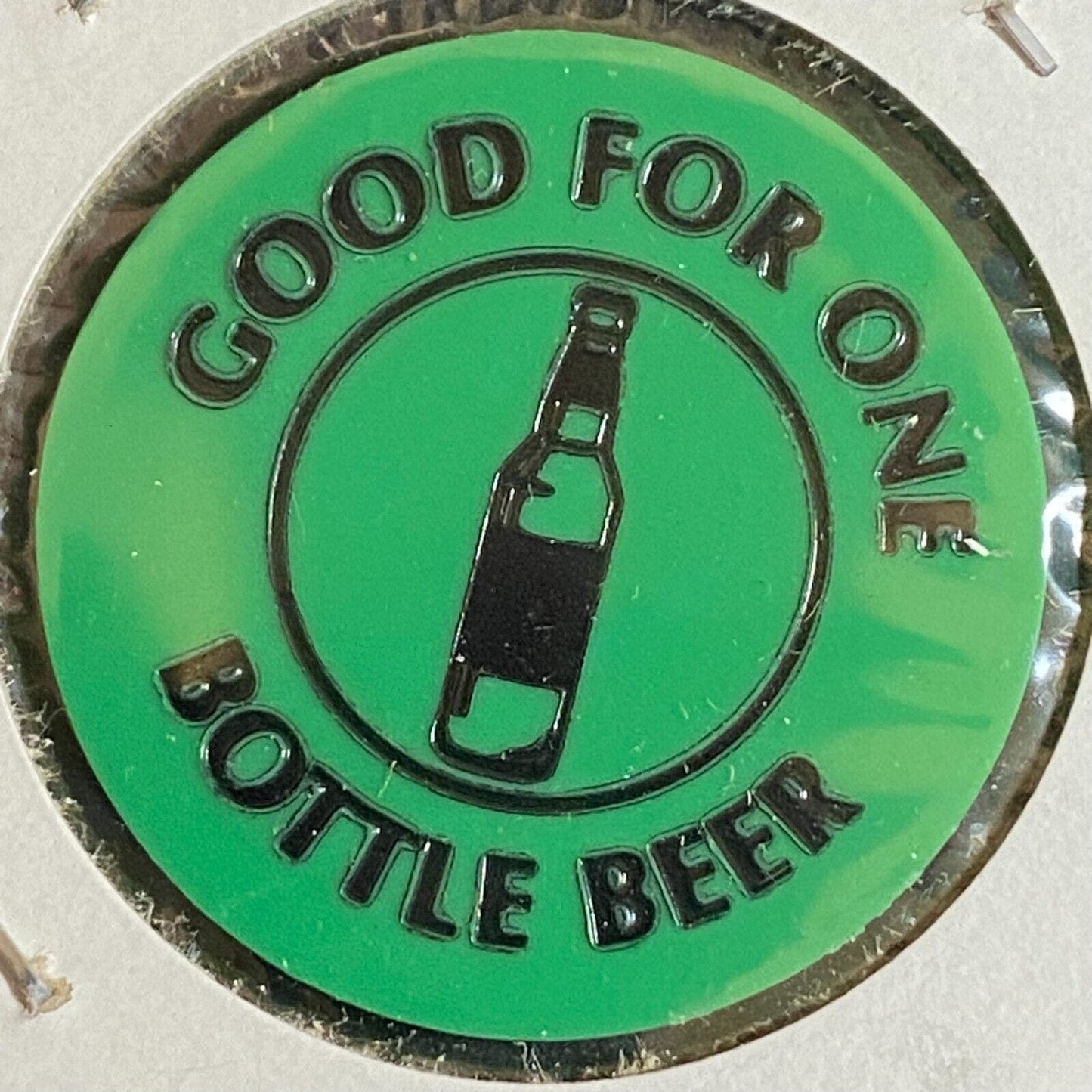 Irwin, PA Shafton Vol. Fire Co. Plastic 1980's ? "Happy Hour Only" Green Token