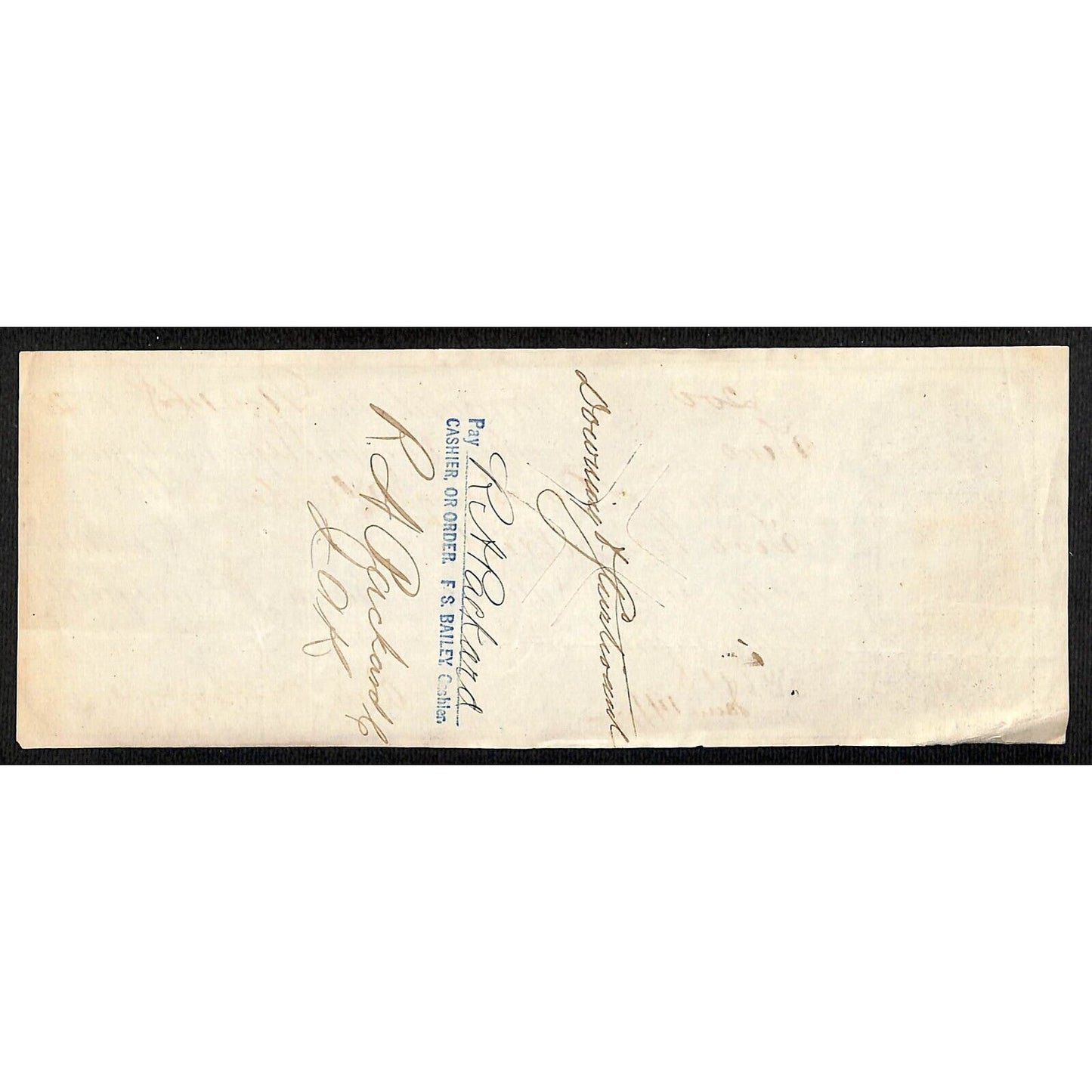 1872 First National Bank of Greenfield, MA $200 Promissory Note