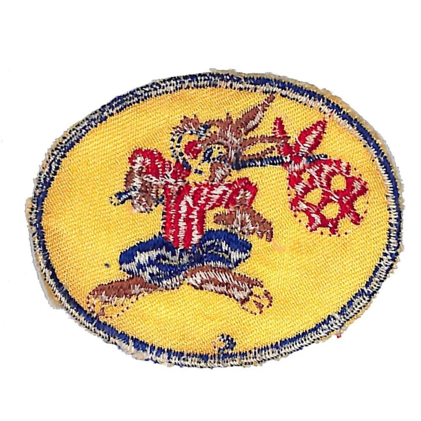 Disney Br'er Rabbit Embroidered Patch Bond Bread c1948 Scarce