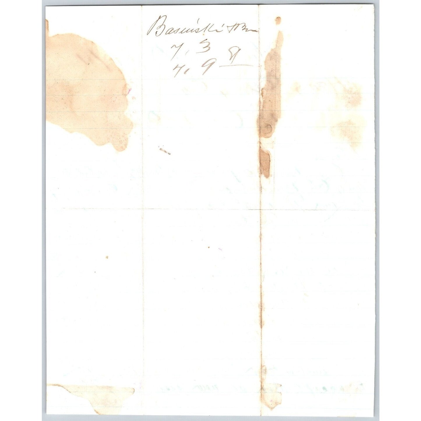 1881 ALS Julius Basinski* Miles City, MT to Henry Elling* "..Returing $2,000.."
