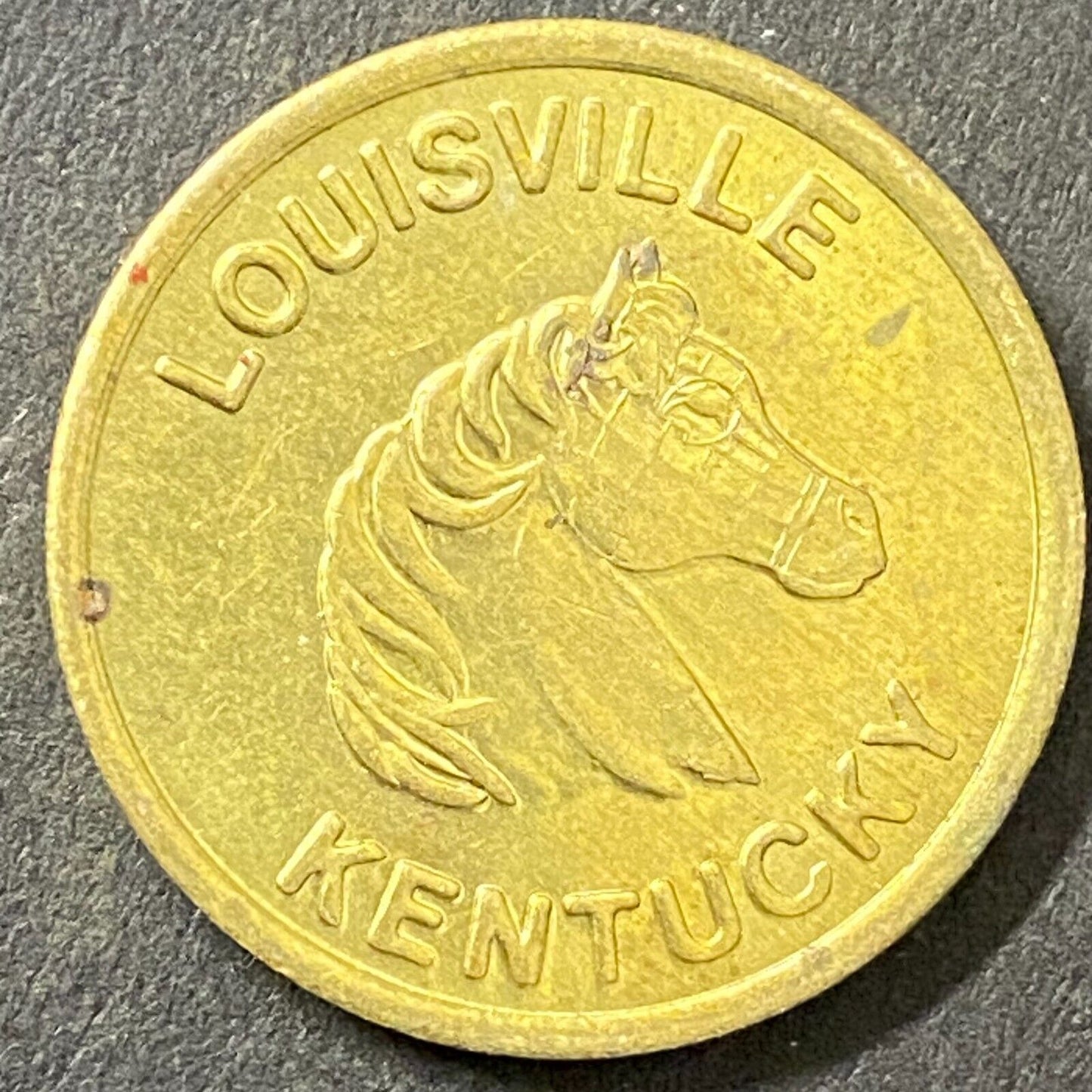 Kentucky Derby Souvenir Token Louisville Kentucky Horse Head 23mm (#5)