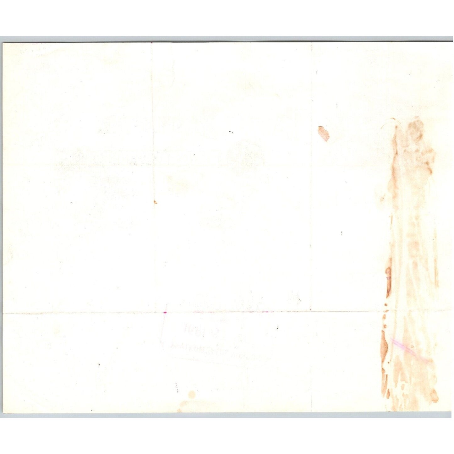 Castle Brothers Grocers San Francisco 1891 Billhead VGC Buford Virginia City MT*