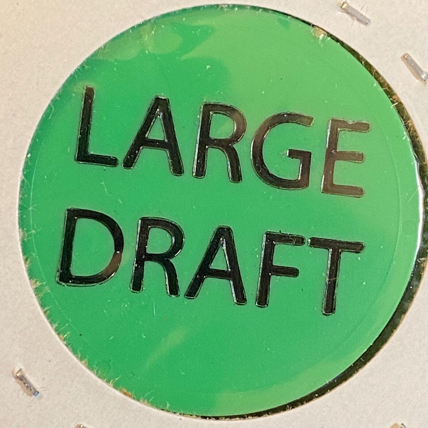 Masontown, PA Silver Bar c1998 Plastic Token G/F Large Draft Beer