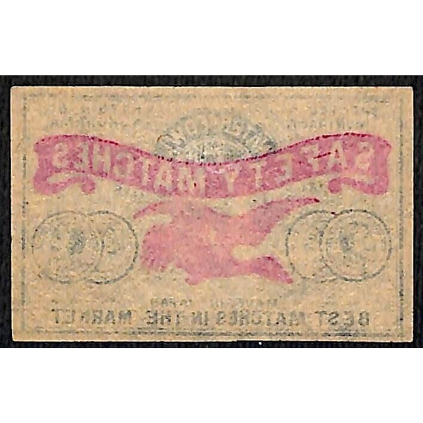 Goose Mitsi Bussan Kaisha - Made in Japan c1900-1920's Matchbox Label VGC