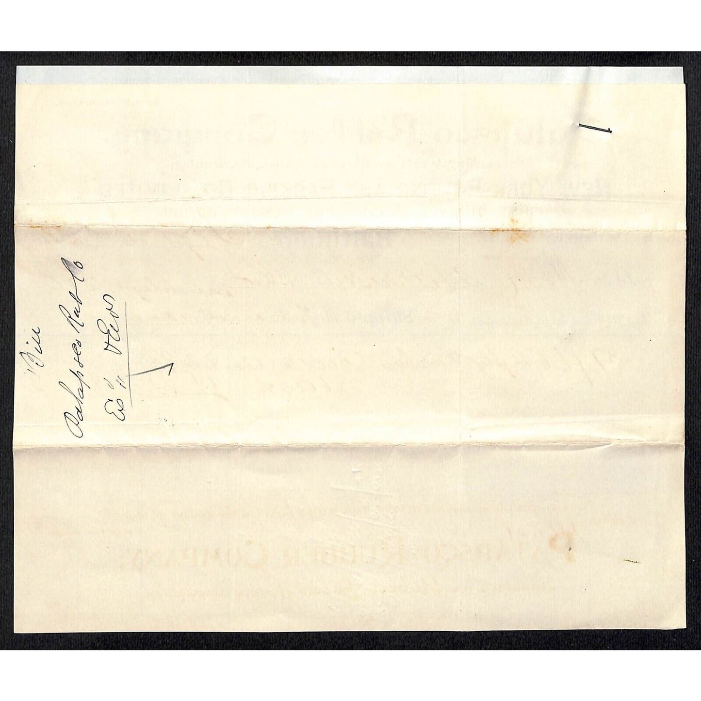 Baltimore, MD Patapsco Rubber Co. / NY Belting & Packing Pair of 1894 Billheads