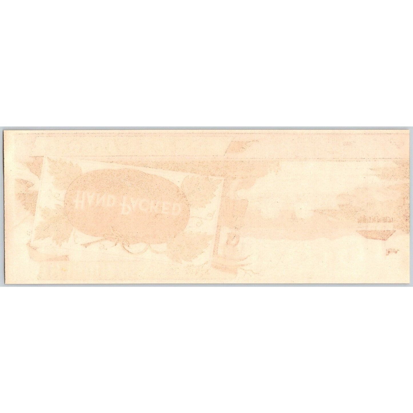 Carroll's Hand Packed Tomatoes Paper Can Label c1910's-20 VGC Locomotive Bridge