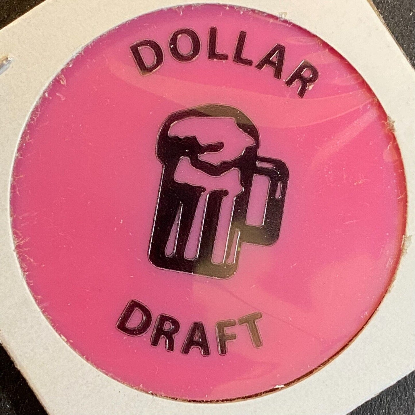 Monessen, PA BPOE Lodge 773 c1980's Plastic Token "Dollar Draft" Beer Mug